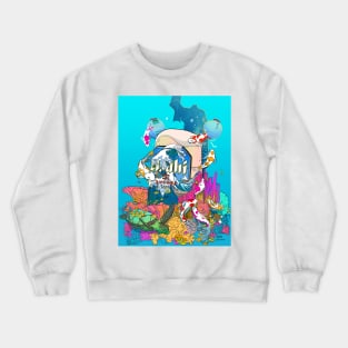 Underwater Tap (ビール） Crewneck Sweatshirt